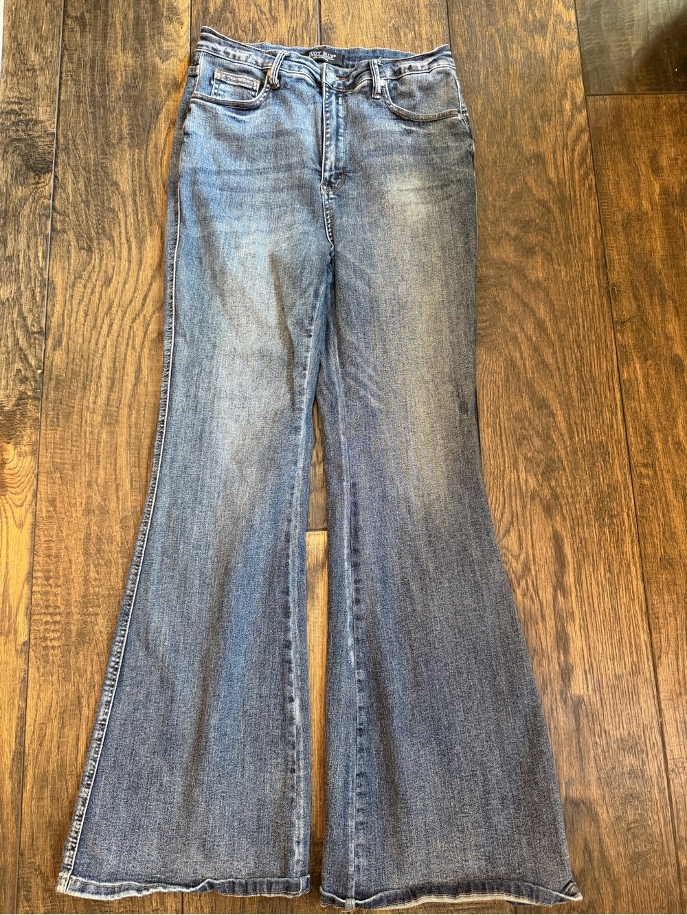Judy Blue Flare Jeans Size 13/31 Medium Wash Stretch Denim